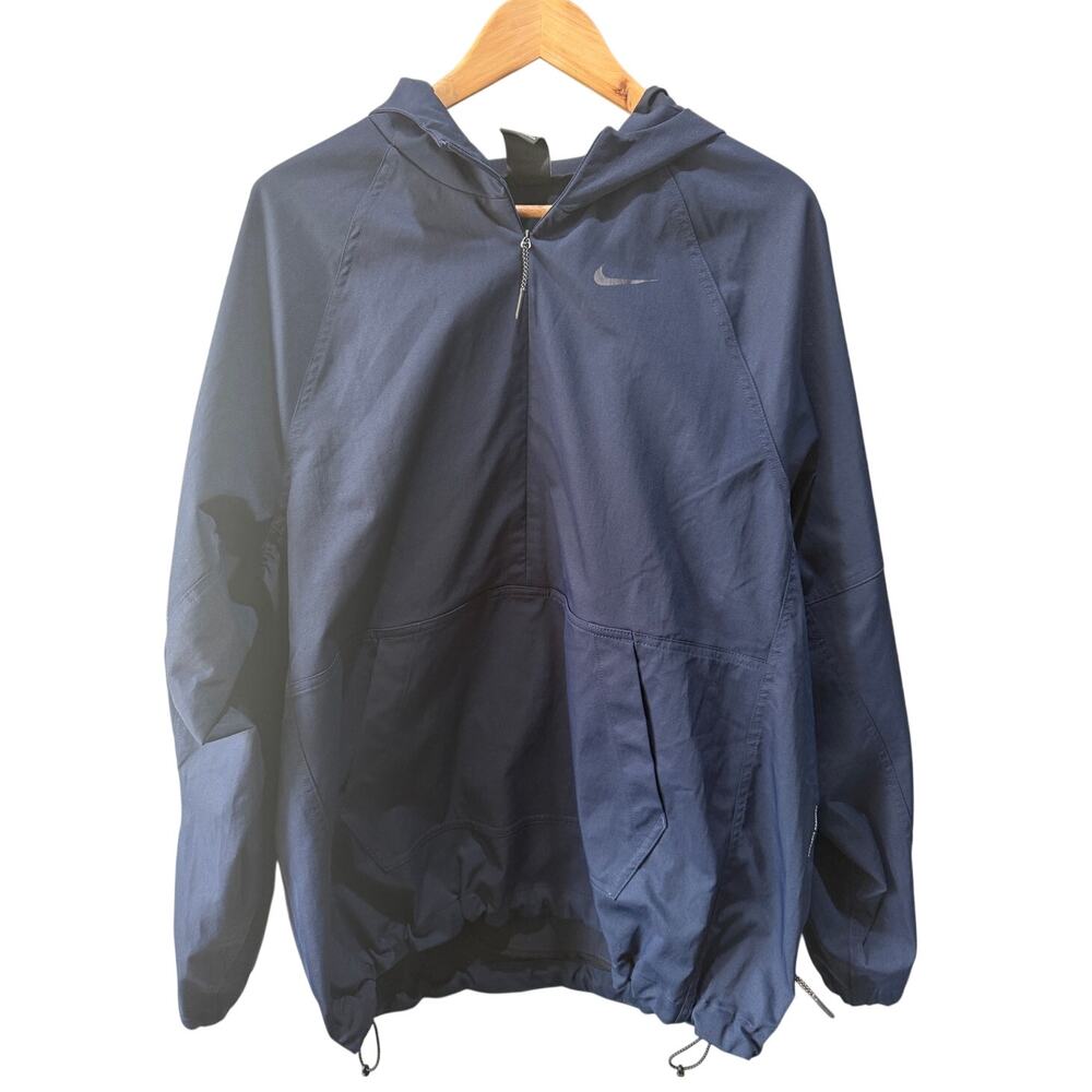Nike Mens Packable Windbreaker PullOver 1/2 Zip Long Sleeve Jacket RN56323 SizeL